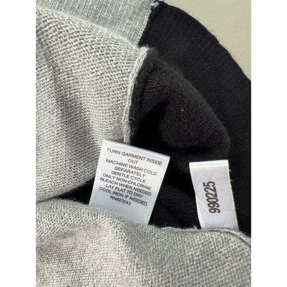 New York and Company 7th Avenue Button Front Cardigan Sweater Size XL Colorblock - Picture 6 of 7